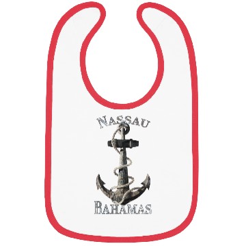 Discover Nassau Bahamas Nautical Anchor Sailing Bibs