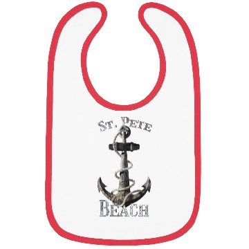 Discover Saint Pete Florida Nautical Anchor Sailing Bibs