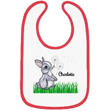Discover Bunny Name Gift Charlotte Bibs