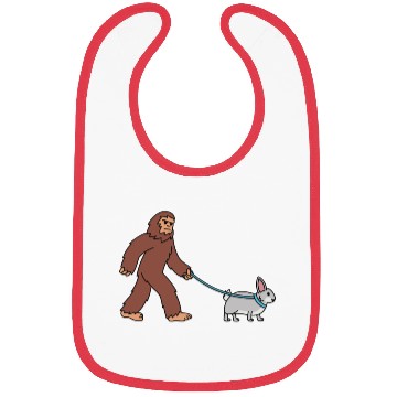 Discover Bigfoot Sasquatch Walking Rabbit Bibs