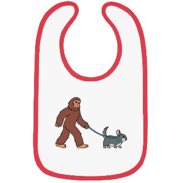 Discover Bigfoot Sasquatch Walking Chinchilla Bibs