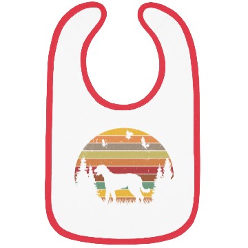 Discover Irish Wolfhound Retro Vintage Bibs