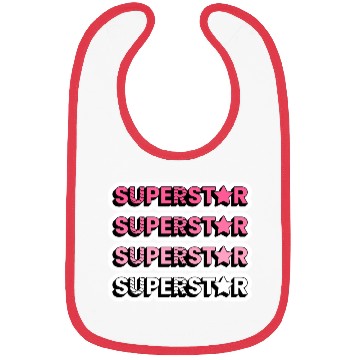 Discover SUPERSTAR!!!!!! (Pink/White Bibs