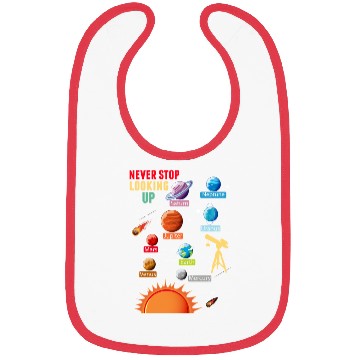 Discover Telescope Solar System Planets Astronomy Lover Bibs
