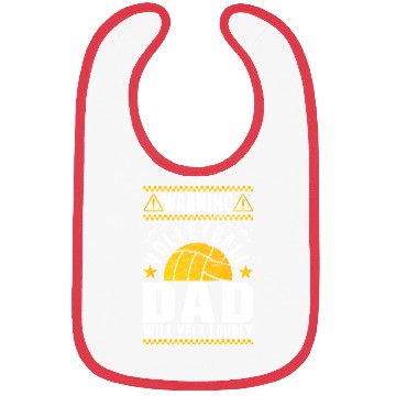 Discover Loud Yelling Volleyball Dad Bibs