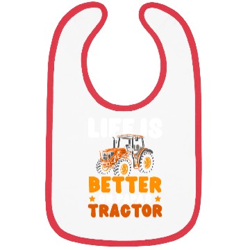 Discover Life Is Better On Papa's Tractor Farming Farmer Bibs