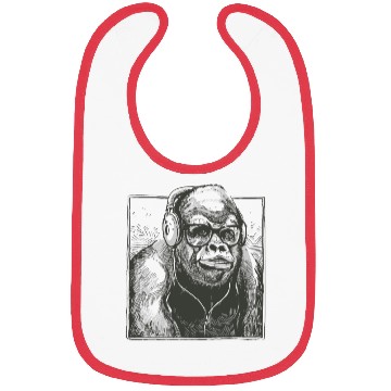 Discover Funny Gorilla Bibs