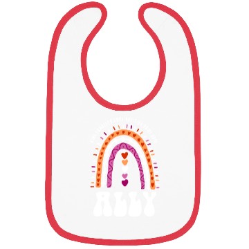 Discover Ally Lesbian Pride Boho Rainbow Bibs