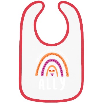 Discover Ally Lesbian Pride Rainbow Bibs