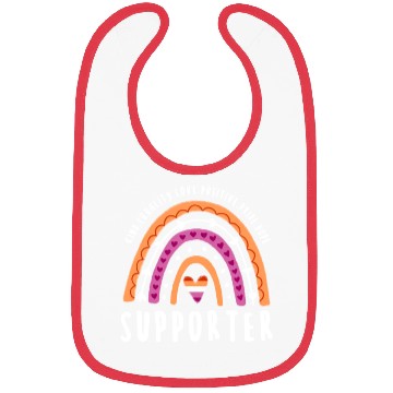 Discover Supporter Lesbian Pride Rainbow Bibs