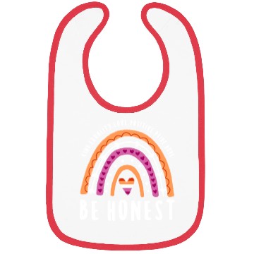 Discover Be Honest Lesbian Pride Rainbow Bibs