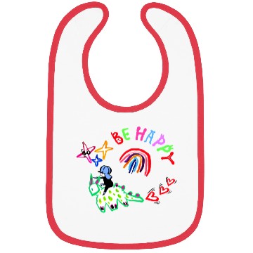 Discover Be Happy! Bibs