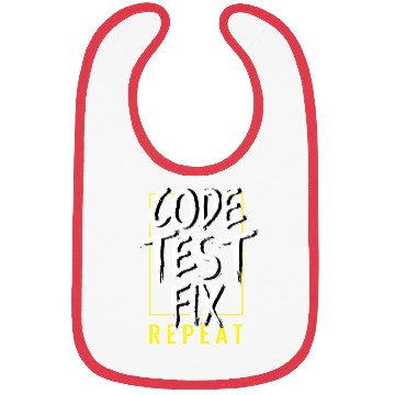 Discover Code Test Fix Computer Engineer Gift Bibs