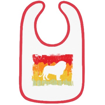 Discover lion retro Bibs