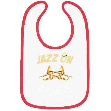 Discover Jazz Music Lover Trumpet Bibs