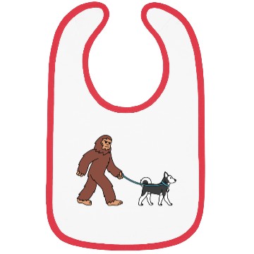 Discover Bigfoot Sasquatch Walking Husky Bibs