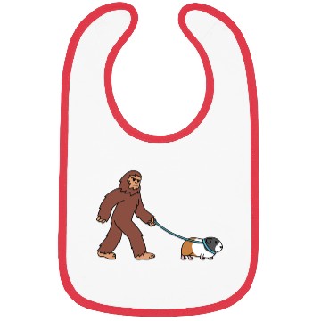 Discover Bigfoot Sasquatch Walking Guinea Pig Bibs