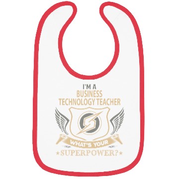 Discover Business Technology Teacher Bibs - Superpower J