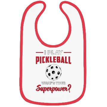 Discover I Play Pickleball What's Your Superpower Dink Gift Bibs