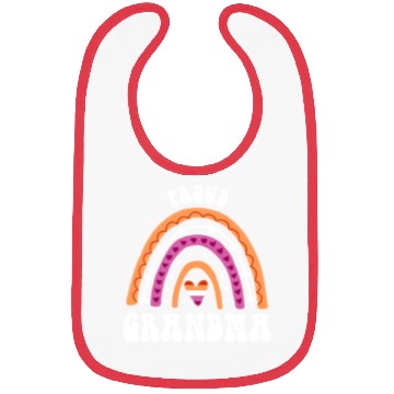 Discover Proud Grandma Lesbian Pride Rainbow Bibs