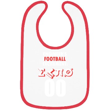 Discover Engineer Football Arithmetic Bibs