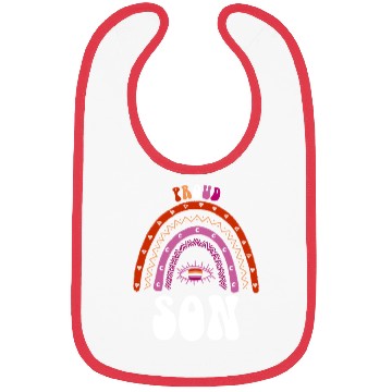 Discover Lesbian Rainbow Proud Son Lesbian Bibs
