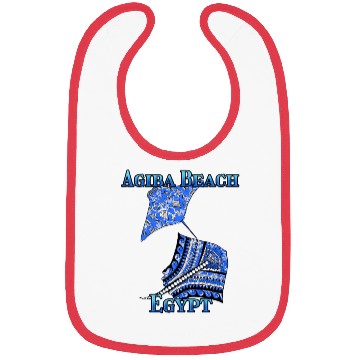 Discover Agiba Beach Vacation Tribal Stingrays Bibs