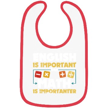 Discover Funny Math Art Student Funny Mathematics Lovers Bibs