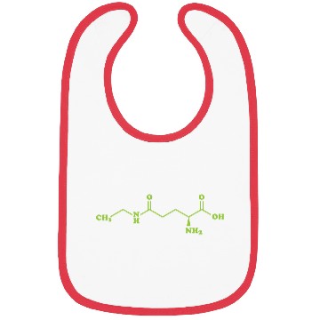 Discover Tea Theanine Molecular Chemical Formula Bibs