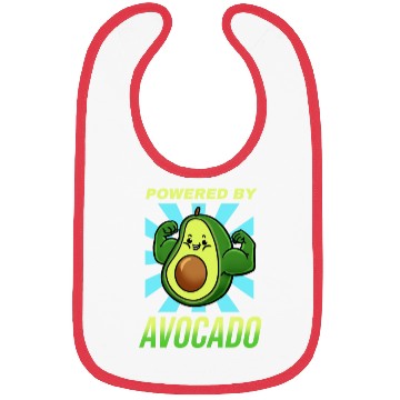 Discover Powered By Avocado For Avocado Lover Bibs