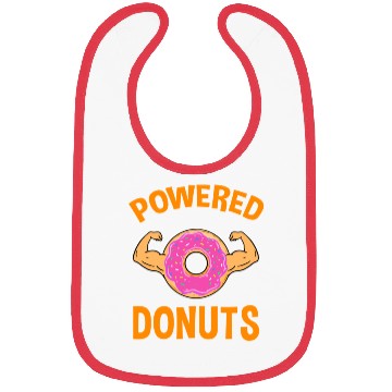 Discover Powered by Donuts for Donut Lover Bibs