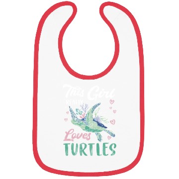 Discover Turtle Relaxed Chilling Sea Ocean Beach Bibs