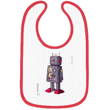 Discover Toy Robot Robotics Bibs