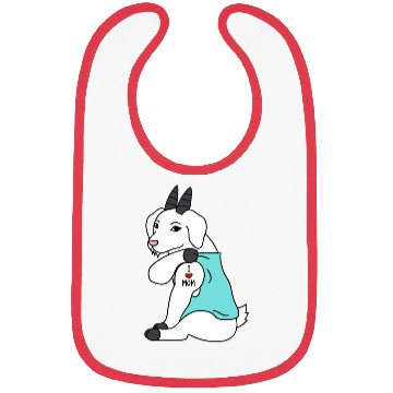 Discover I Love Mom Tattoo Goat Bibs