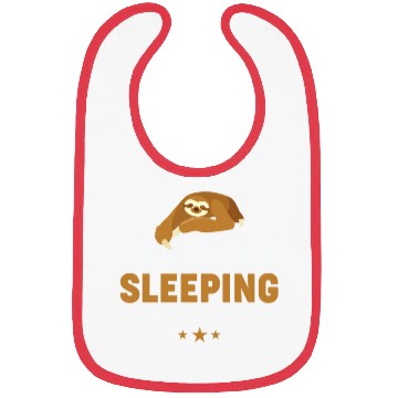 Discover Sloth Sloths, Sleeping, Resting, Eyes Bibs