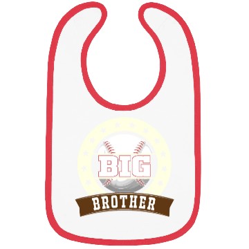 Discover Big Brother Baseball Son Baseball Fan Bibs