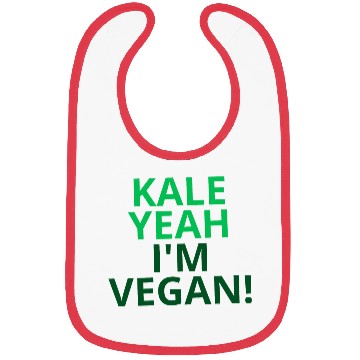 Discover Kale Yeah I'm Vegan (all green version) Bibs