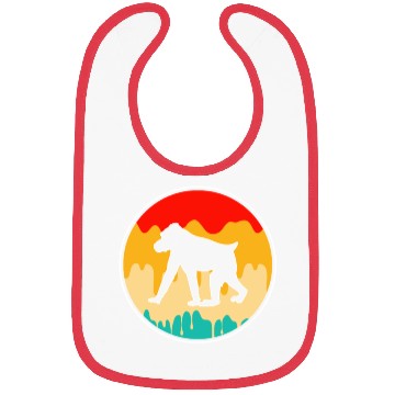 Discover monkey retro Bibs