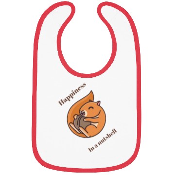 Discover Happy squirrel Bibs