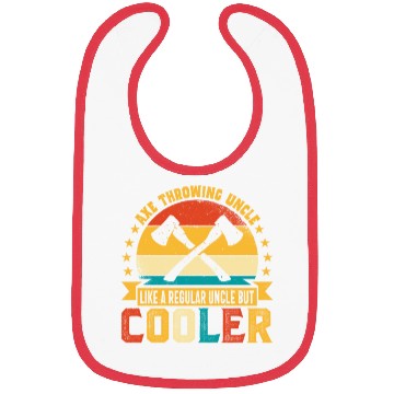 Discover Retro Axe Throwing Uncle - Like a Regular Uncle Bibs