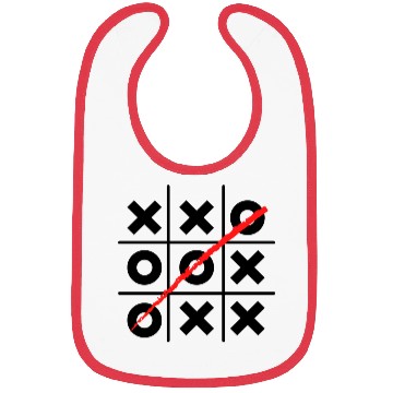 Discover White Black Minimalist Three In A Row Bibs