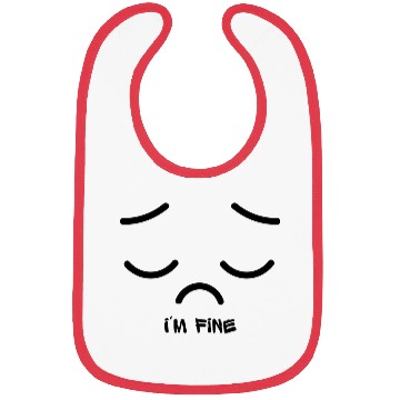 Discover I'M FINE Bibs