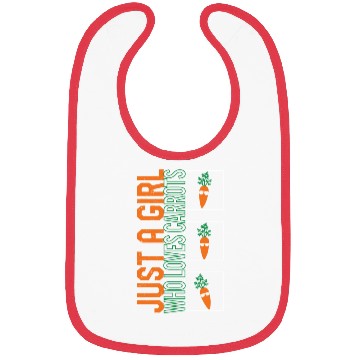 Discover Carrot Vegetable Bibs, Just A Girl Who Loves