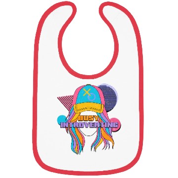 Discover Busy Introverting 90s Style Vibe Nineties Bibs