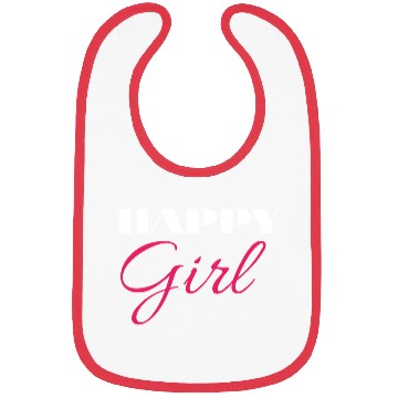 Discover Happy girl Bibs