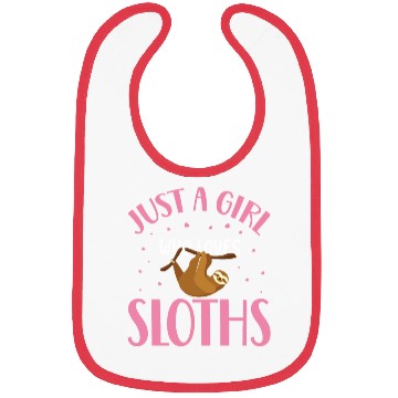 Discover Sloth Sloths, Girl, Trees Bibs
