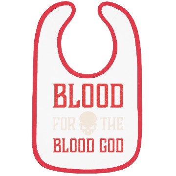 Discover Blood For The Blood God Skull Bibs
