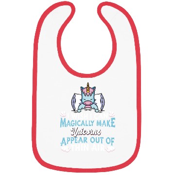Discover Unicorn Rainbow Bibs
