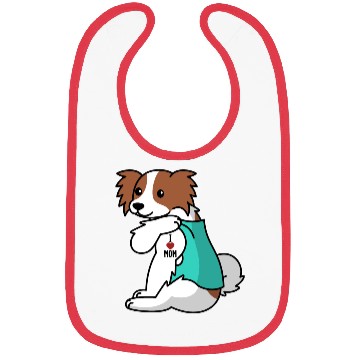 Discover I Love Mom Tattoo Papillon Bibs