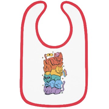 Discover Lgbtq cats cartoon Bibs